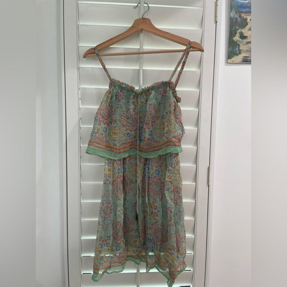 Y2K Flowy summer ELLA MOSS mini dress